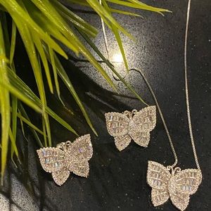 Diamond butterfly set